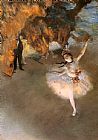Edgar Degas Canvas Paintings - L Etoile